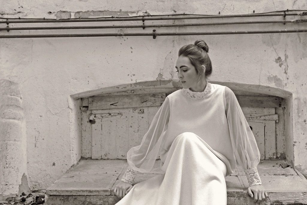 vestido de novia diseñador por Luis Alonso Cantabria