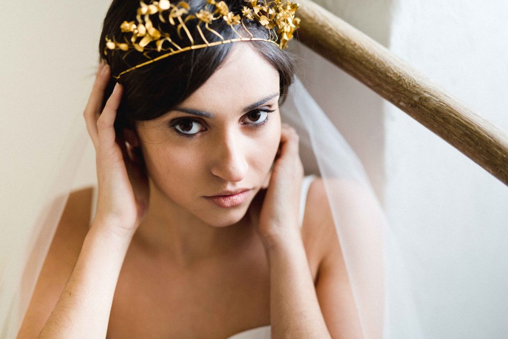 Editorial Chateau de Caumale con vestidos diseñados por Luis Alonso