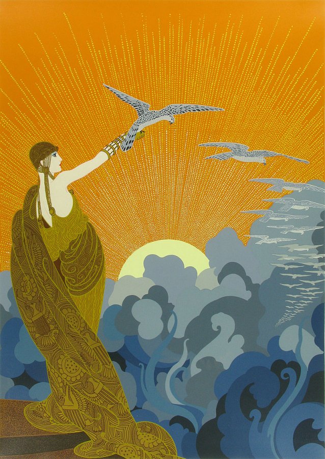 Portada diseñada por Erté para Harper´s Bazar en 1919