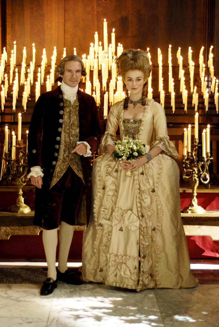 Escena de la película "La duquesa" durante la boda con el Duque de Devonshire